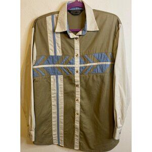 Vintage Spindle River Classics Brushpopper Western Button Long Sleeve Shirt XL
